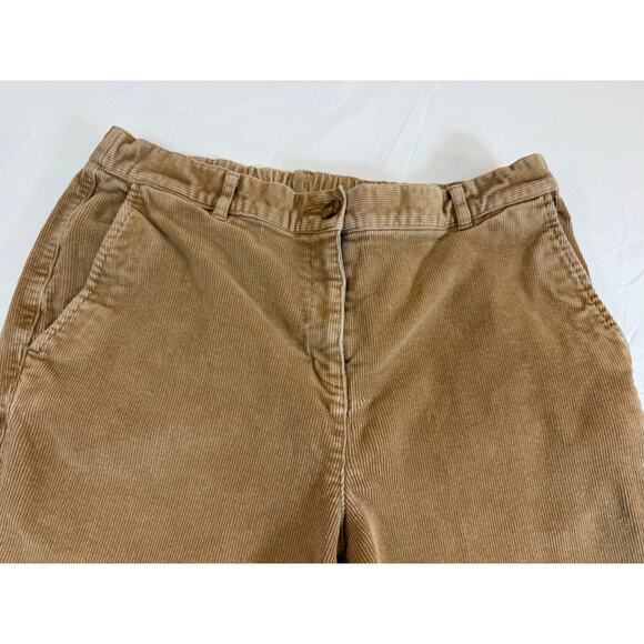 L.L. Bean Classic Fit Corduroy Pants Women’s 12P Tan Stretch Excellent Condition - Picture 2 of 10